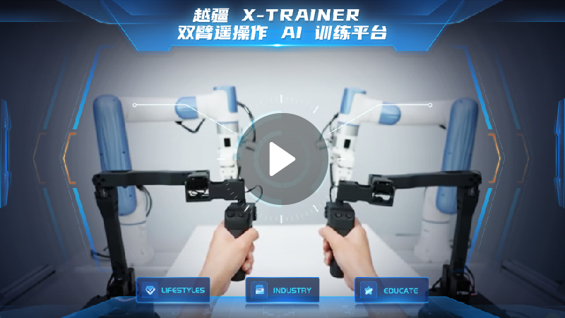 具身智能機器人,具身智能,X-Trainer,AI機器人、越疆具身智能機器人 X-Trainer 跑出實驗室干起家務