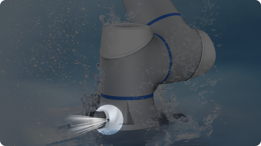 越疆CRA-IP68系列協(xié)作機(jī)器人,越疆六軸機(jī)器人,越疆協(xié)作機(jī)械臂、內(nèi)置氣動(dòng)系統(tǒng)